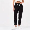 Stylish Slim-Fit Jogging Pants with Drawstring