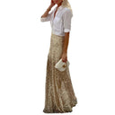 Sequin Evening Dress for Women with Flowing Design