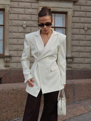 Chic Women's Blazer Jacket - Stylish Design