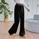 Velvet Lounge Pants for Women - Comfort-Fit Design