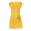 Asymmetric Short Sleeve Dress for Women