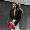 Classic Stripe Women's Cropped Blazer