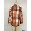 Chic Women's Wool Blend Checked Blazer