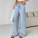Women's Relaxed Fit Pants with Stretch Waist and Pockets