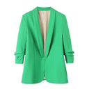 Chic Women's Blazer Jacket with Stylish Cut and Handy Pockets