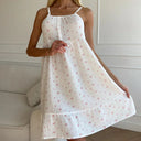 Floral Ruffled Hem Summer Dress for Women