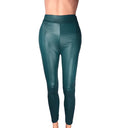 High-Waisted Faux Leather Leggings for Women