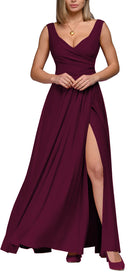 Women's Chic Maxi Dress with Wrap Design