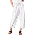 Chic Women's Culotte Pants with Elastic Waist and Side Pockets