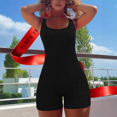 Stylish Women's Sleeveless Knit Dress with Pockets