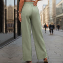 Chic Women's Wide Leg Pants with Adjustable Drawstring