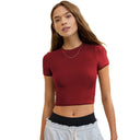 Stylish Women's Fitted Crop T-Shirt