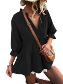 Chic Women's Blouse with Ruffle Accents