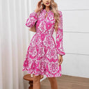 Floral Ruffle Women's Dress for Effortless Style