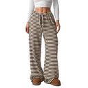 Women's Relaxed Fit Pants with Stretch Waist and Pockets