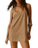 Chic Women's Tank Dress with Handy Side Pockets