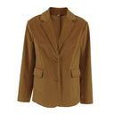 Chic Women's Corduroy Blazer for All Seasons