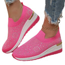 Glittering Slip-On Sneakers for Women
