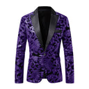 Floral Sequin Blazer for Women - Chic Style