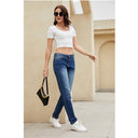 Vintage-Style Straight-Cut Women's Jeans