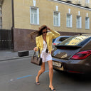 Chic Oversized Blazer with Deep Lapel
