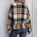 Stylish Women's Checked Blazer Jacket
