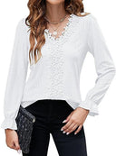 Floral V-Neck Blouse for Women