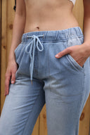 Stylish Women's Cargo Pants with Elastic Waist and Pockets