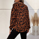 Chic Women's Leopard Print Blouse