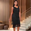 Chic Fringe Dress for Women