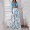 Chic Women's Long Sleeveless Dress Set