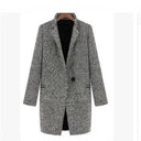 Classic Houndstooth Double-Breasted Blazer for Women