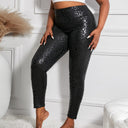High-Shine Leopard Print Women's Leggings