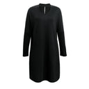 Chic High Neck Long Sleeve Dress for Women
