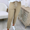 Women's Relaxed Fit Pants with Adjustable Waist
