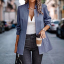 Chic Houndstooth Blazer for Women