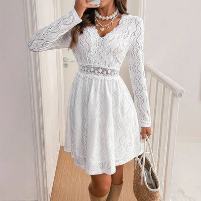 Romantic Crochet Pattern Dress for Women