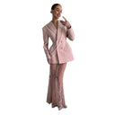 Chic Women's Blazer with Double-Breasted Design