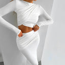 Chic Women's Top and Skirt Ensemble
