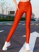 High-Waist Shiny Women's Leggings for Stylish Wear
