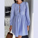 Chic Women's Ruffle Detail Dress