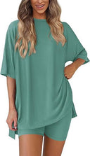Nerisa | Cozy Cotton Lounge Ensemble for Home or Outings