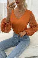 Chic Ruffle V-Neck Blouse for Women
