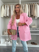 Chic Women's Oversized Blazer Jacket