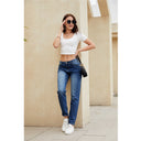 Vintage-Style Straight-Cut Women's Jeans