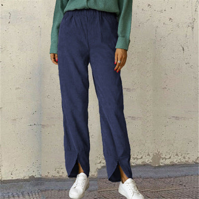 Chic Women's Sporty Cut Leisure Trousers