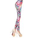 Chic Star and Stripe Print Leggings for Women