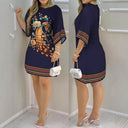 Vibrant Gradient Women's Casual Dress