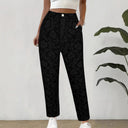 Chic Floral Print Women's Trousers for Effortless Style