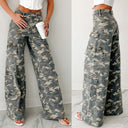 Women's Loose-Fit Cargo Pants with Functional Pockets